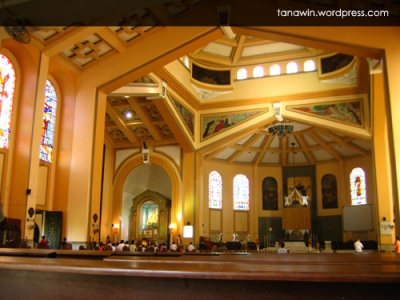 Interior of Santo Domingo Church