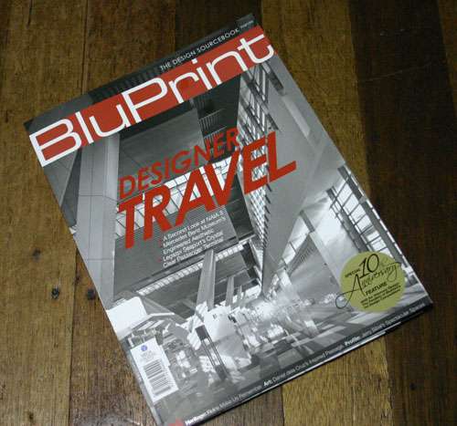 Front cover of BluPrint magazine (Volume 7 - 2009)