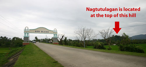Sanchez Mira/Claveria boundary (Namuac Bridge) - Hill on the right is where Nagtutulagan is situated